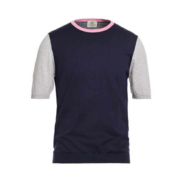 【貨物輸送無料】 エムキュージェイ メンズ 編み物\u0026プルオーバー アウター Sweaters Blue