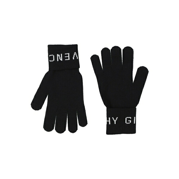 【貨物輸送無料】 ジバンシー メンズ グローブ 付属物 Gloves Black