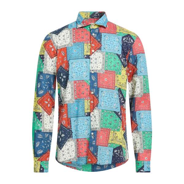 【貨物輸送無料】 マニュエル リッツ メンズ プルオーバー トップス Shirts Azure