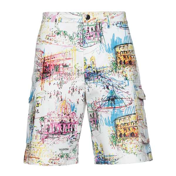 【送料無料】 ヴァレンティノ ガラヴァーニ メンズ カジュアルパンツ ボトムス Shorts & Bermuda Shorts White|asty