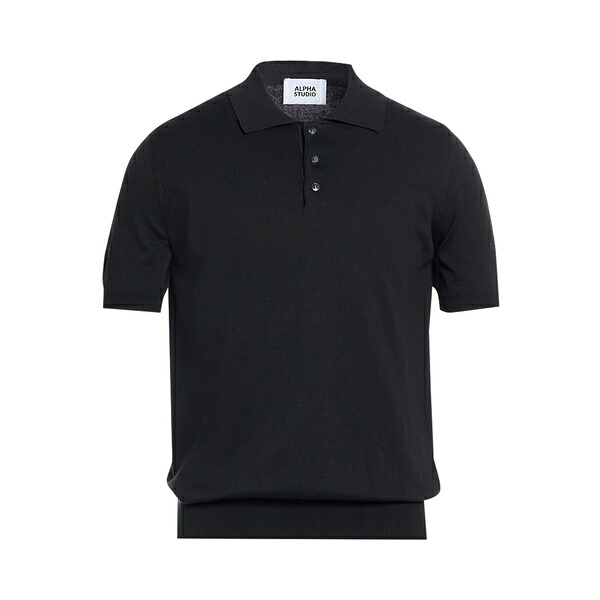 【貨物輸送無料】 アルファス テューディオ メンズ 編み物\u0026プルオーバー アウター Sweaters Black