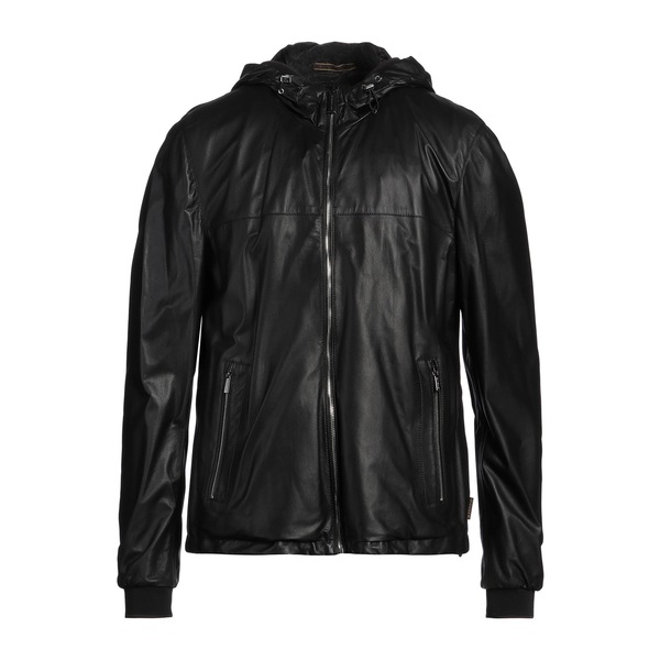 【貨物輸送無料】 ムーレー メンズ 上衣＆上衣 アウター Jackets Black
