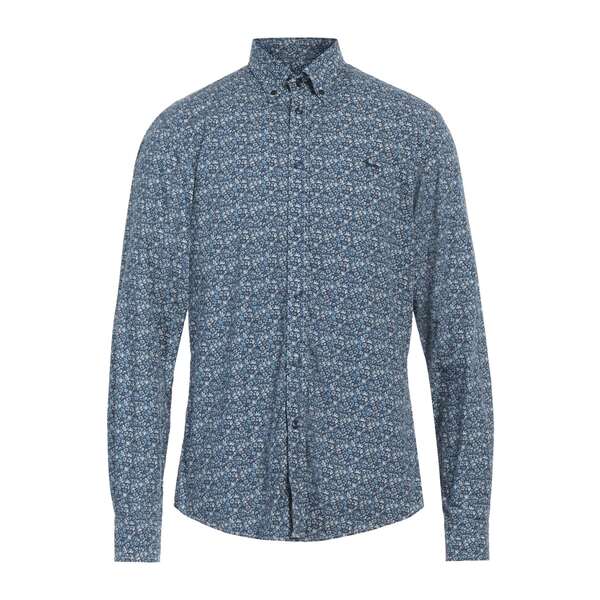 【貨物輸送無料】 ハーモント \u0026 知恵袋 メンズ プルオーバー トップス Shirts Blue
