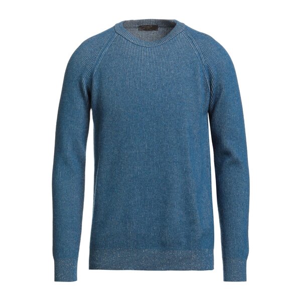 【送料無料】 ムーレー メンズ ニット&セーター アウター Sweaters Blue｜asty