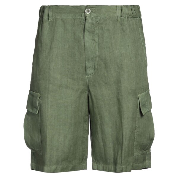 【送料無料】 １２０％リノ メンズ カジュアルパンツ ボトムス Shorts \u0026 Bermuda Shorts Green