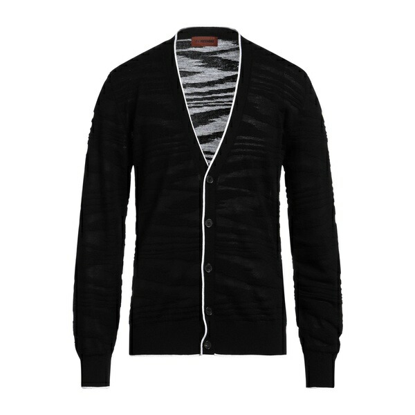 【貨物輸送無料】 ミッソーニ メンズ ジレー アウター Cardigans Black