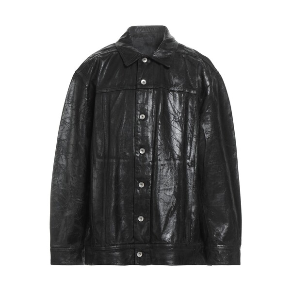 【送料無料】 リックオウエンス メンズ ジャケット＆ブルゾン アウター Denim outerwear Black｜asty