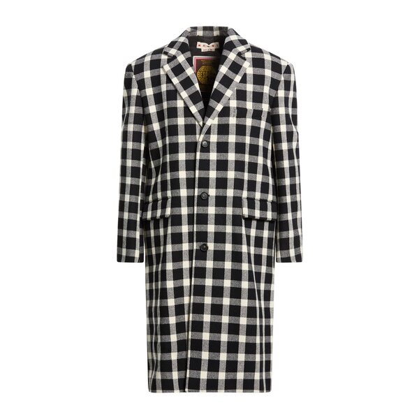 【貨物輸送無料】 マルニ メンズ 上衣＆上衣 アウター Coats Black メンズファッション-コート・ジャケット