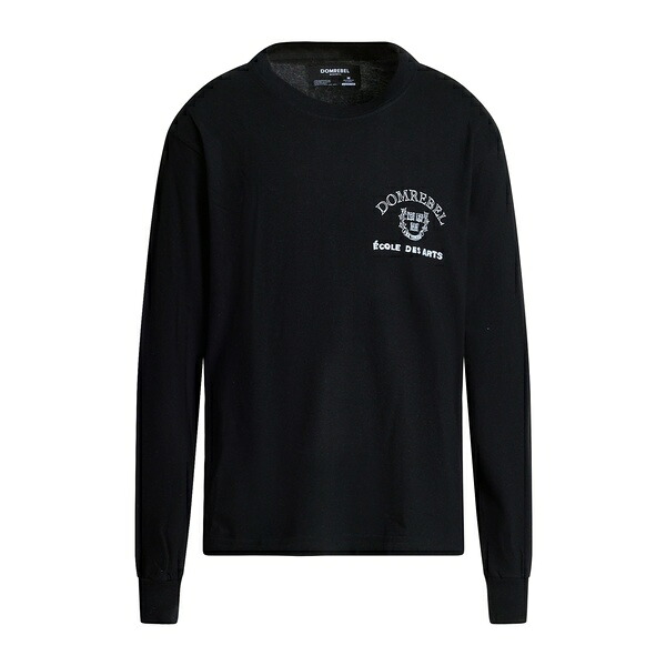 【送料無料】 ドムレベル メンズ Tシャツ トップス T-shirts Black｜asty