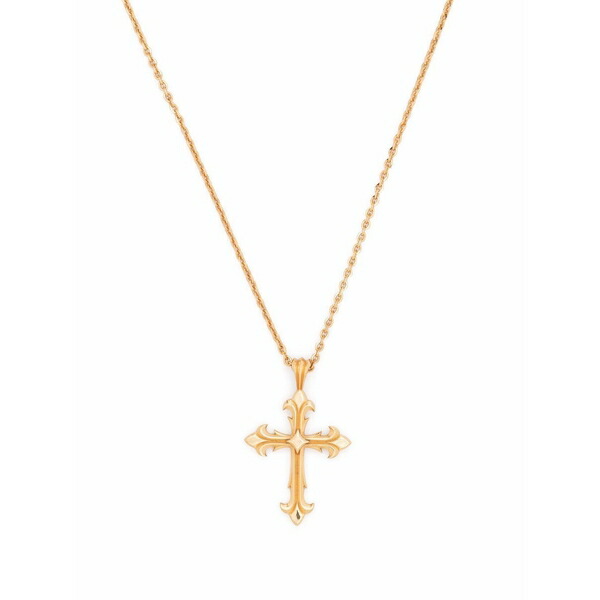 エマニュエレ ビコッキ メンズ 首飾り・チョー鉄道車両 佩び物 Fleury cross pendant necklace Gold