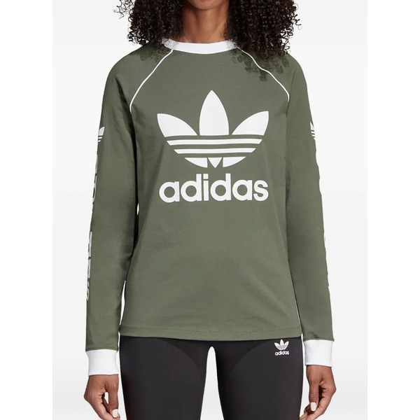 アディダス レディース プルオーバー トップス Stadium originals \"base green\"" t-shirt Green"
