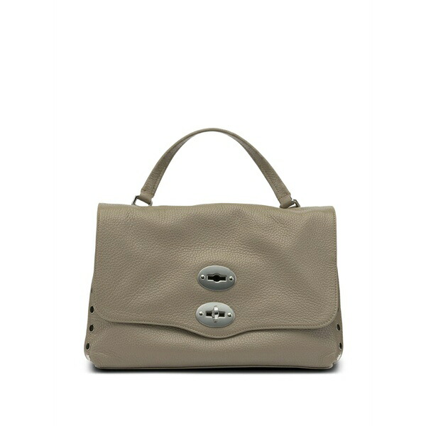 ザネラート レディース トートバッグ バッグ Postina turnlock leather tote bag Grey｜asty