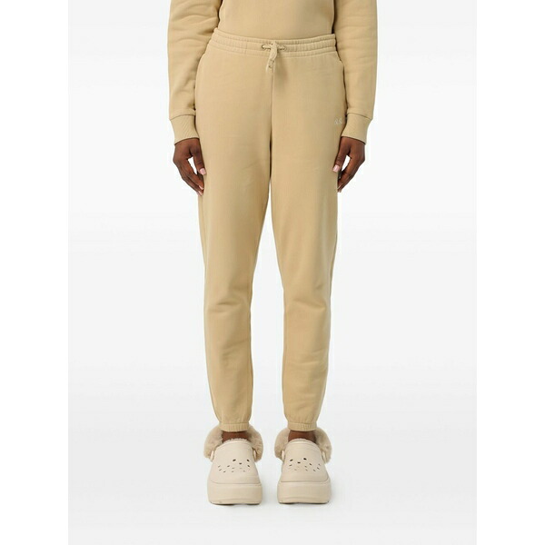 エムシーツーセイントバース レディース 心地好いズボン下 ボトムス Logo-embroidered track pants Neutrals