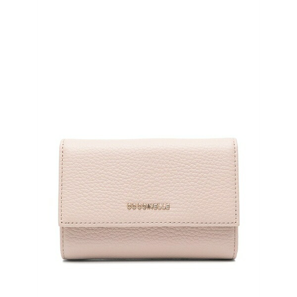 コチネレ レディース 紙入れ 付属品 Logo lettering wallet Pink