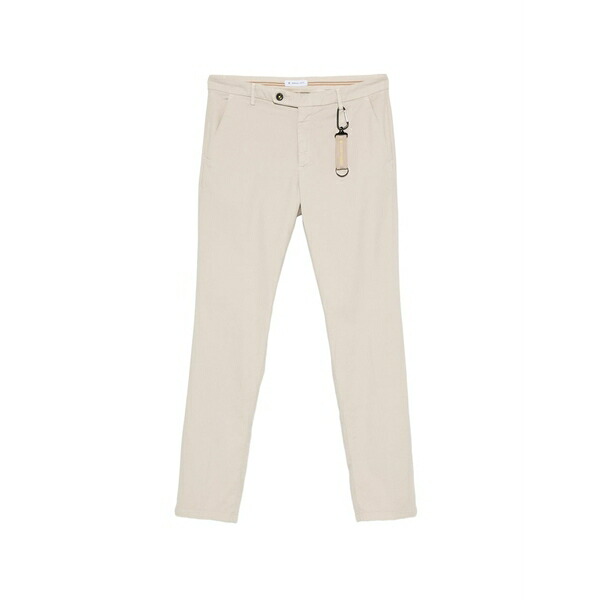 マニュエル リッツ メンズ カジュアルパンツ ボトムス Zip-fly trousers Neutrals｜asty