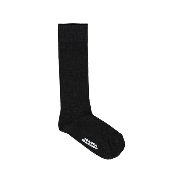 イザ呼びりん マラン レディース ソックス アンダーお召しもの Castel socks Black