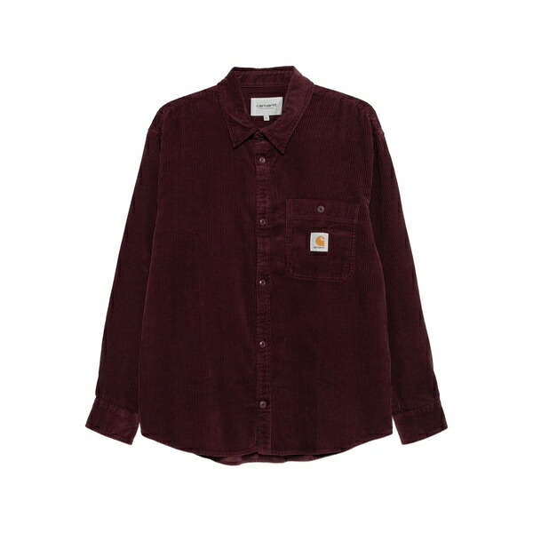 カーハート メンズ シャツ トップス Corduroy shirt Red｜asty