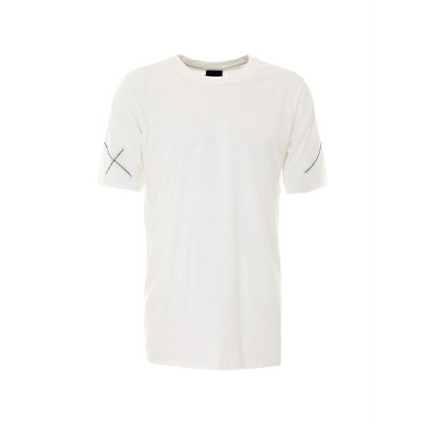 トム・クロム メンズ Tシャツ トップス Round-neck t-shirt White｜asty