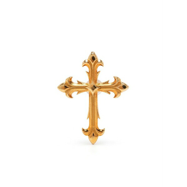 エマニュエレ ビコッキ メンズ ピアス・イヤリング 佩び物 Gold fleury cross stud earring Gold
