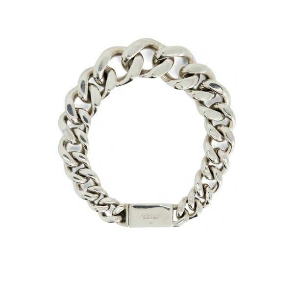 ジル・サンダー メンズ ブレスレット・バングル・アンクレット アクセサリー Curb-chain bracelet Silver｜asty