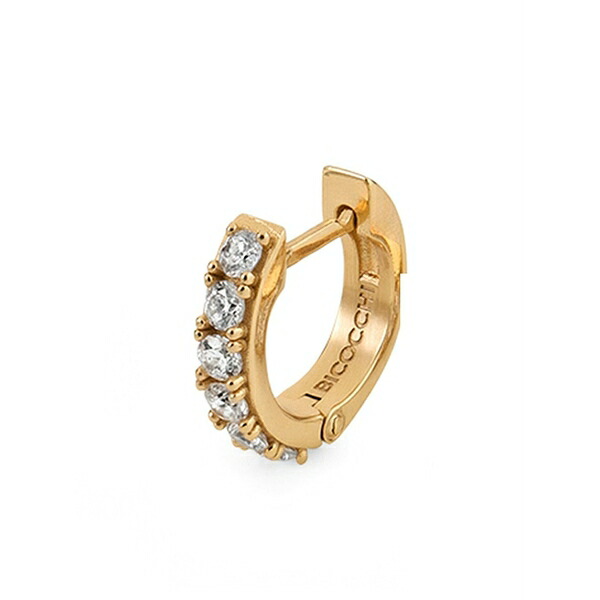 エマニュエレ ビコッキ メンズ ピアス・イヤリング 佩び物 Crystal hoop earring Gold