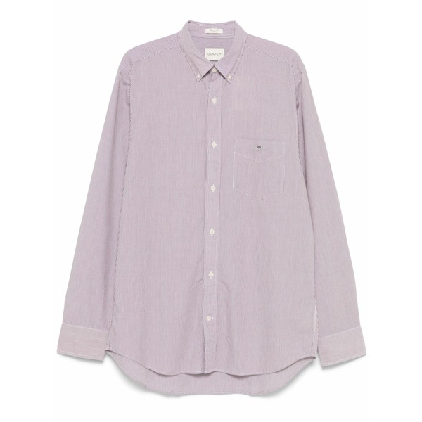 ガント メンズ シャツ トップス Striped shirt Red