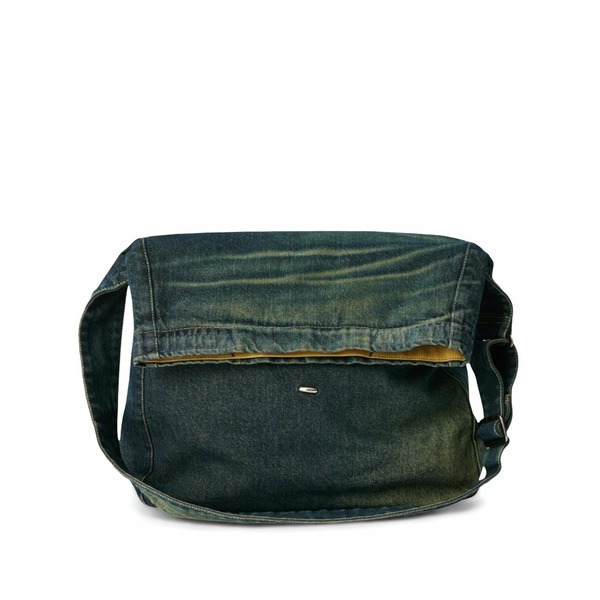 アワーレガシー メンズ ショルダーバッグ 御徒面子 Denim messenger bag Blue