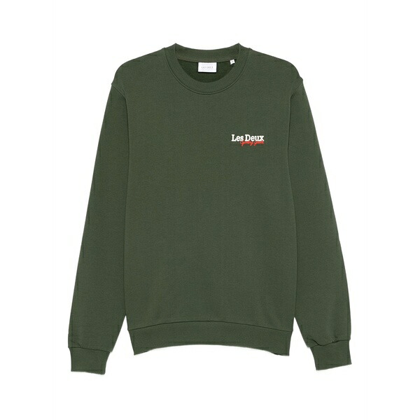 レ ドゥ メンズ パーカー・スウェットシャツ アウター Racing crew-neck sweatshirt Green