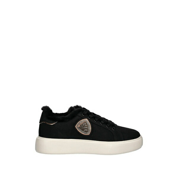 ブラウアー レディース スニーカー シューズ Venus faux-fur-trim sneakers Black｜asty