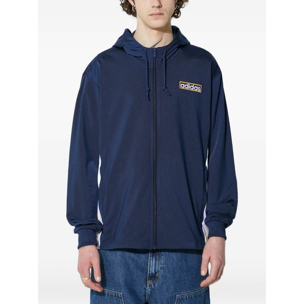 アディダス メンズ パーカー・スウェットシャツ アウター Adibreak zip-up hoodie Blue メンズファッション-トップス
