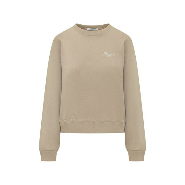 ジバンシー レディース 編み物\u0026スウェーター アウター Cappuccino text sweatshirt Neutrals