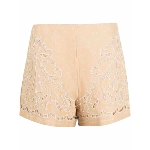 ツインセット レディース カジュアルパンツ ボトムス Broderie-anglaise mini shorts Neutrals|asty