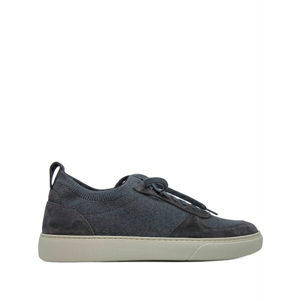ヘンダーソン・ブラッコ メンズ スニーカー シューズ Knit-suede sneakers Grey｜asty