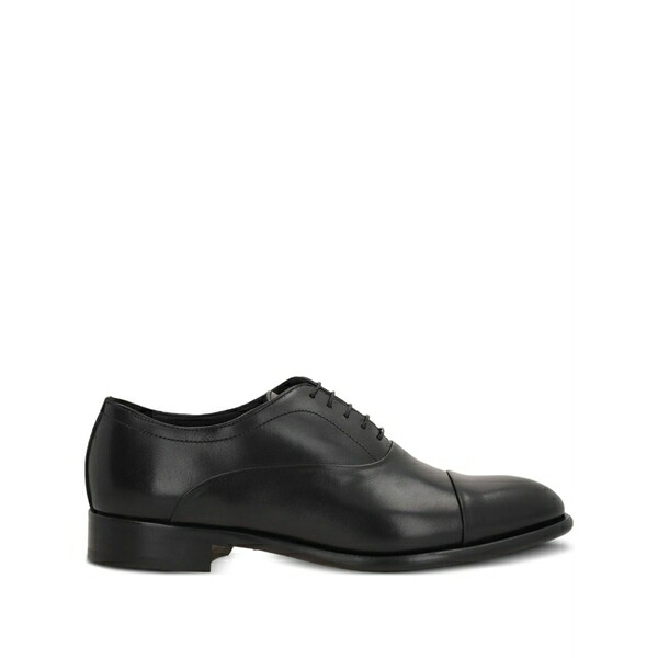 ドンカルズ メンズ 御召しものシューズ シューズ Cap-toe lace-up shoes Black