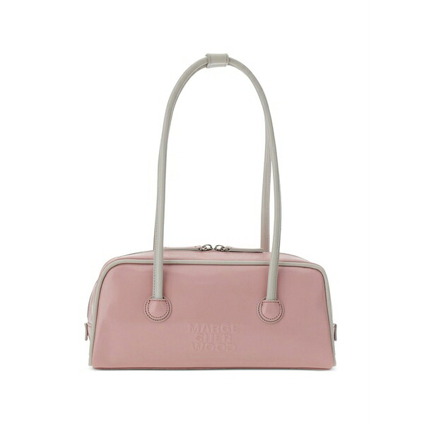 マージ シャー木材 レディース ショルダーバッグ 御徒面子 Crinkle leather shoulder bag Pink