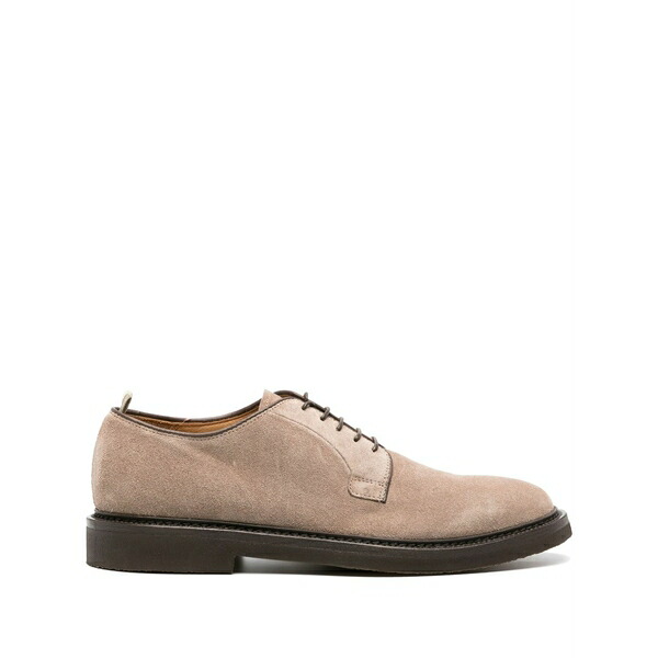 オフィチーネ 創作的 メンズ 御召しものシューズ シューズ Hopkins suede derby shoes Neutrals