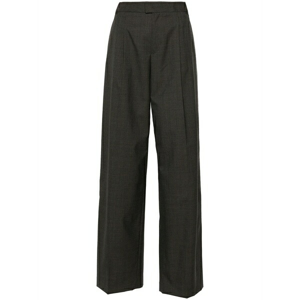 ブルマリン レディース カジュアルパンツ ボトムス Logo-plaque trousers Grey｜asty