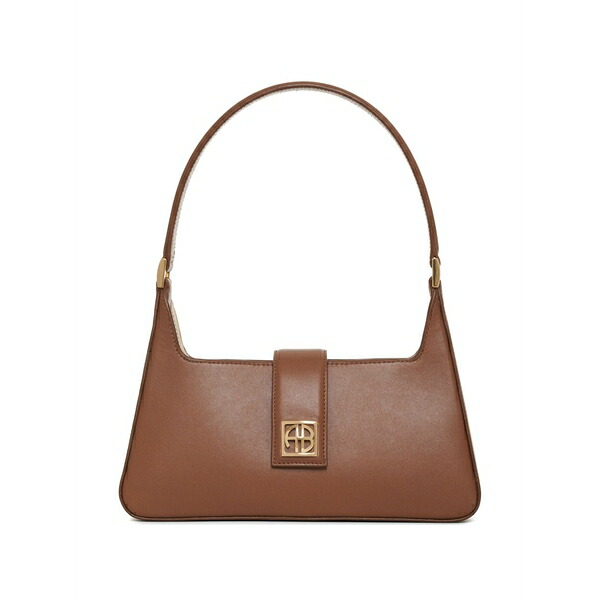 アニービン レディース ショルダーバッグ バッグ Lou leather shoulder bag Brown｜asty