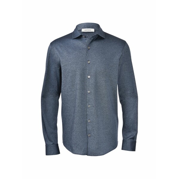 グランサッソ メンズ プルオーバー トップス Buttoned shirt Blue