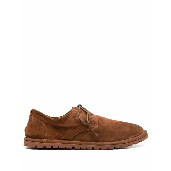 マーシル メンズ 御召しものシューズ シューズ Sancrispa suede derby shoes Brown