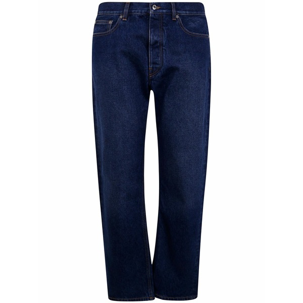 オフホワイト メンズ デニムパンツ ボトムス Straight-leg jeans Blue|asty