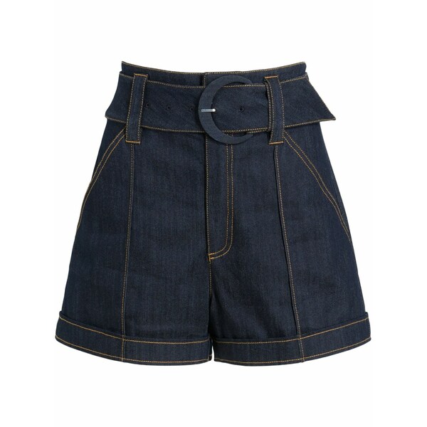 サンクアセプト レディース カジュアルパンツ ボトムス Aldi belted denim shorts Blue|asty