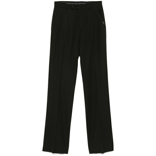 マーティン・ローズ メンズ カジュアルパンツ ボトムス Pinstriped tailored trousers Black｜asty