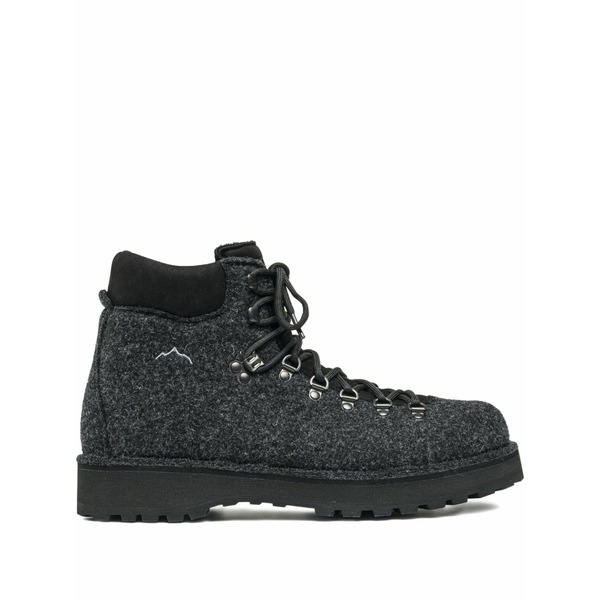 ディエム メンズ ブーツ シューズ Felt lace-up boots Grey