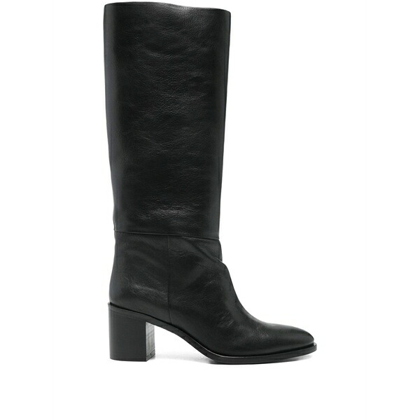 パロッシュ レディース パンプス シューズ Knee-high block-heel boots Black