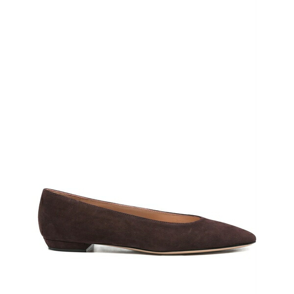 ジャンヴィト ロッシ レディース サンダル シューズ Pointed-toe ballet flats Brown｜asty