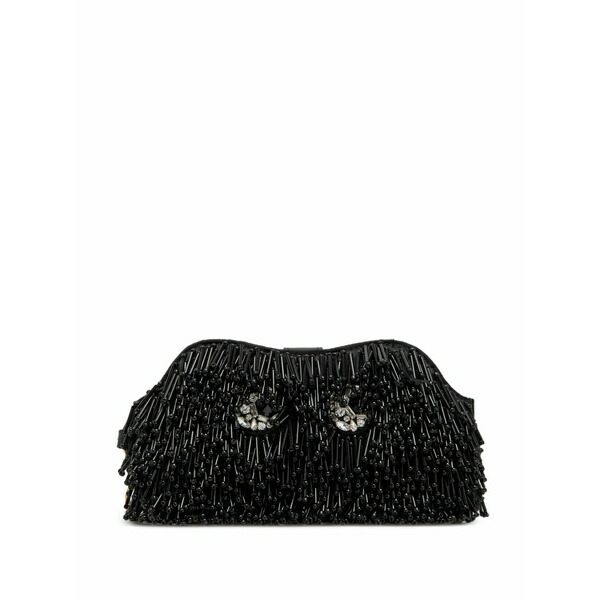 アニヤハインドマーチ レディース 金入れ 付属物 Eyes embellished leather sunglasses pouch Black