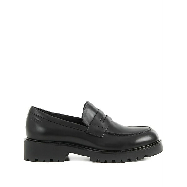 渡り者 レディース スリッポン・ローファー シューズ Kenova penny leather loafers Black レディース靴-靴-スリッポン