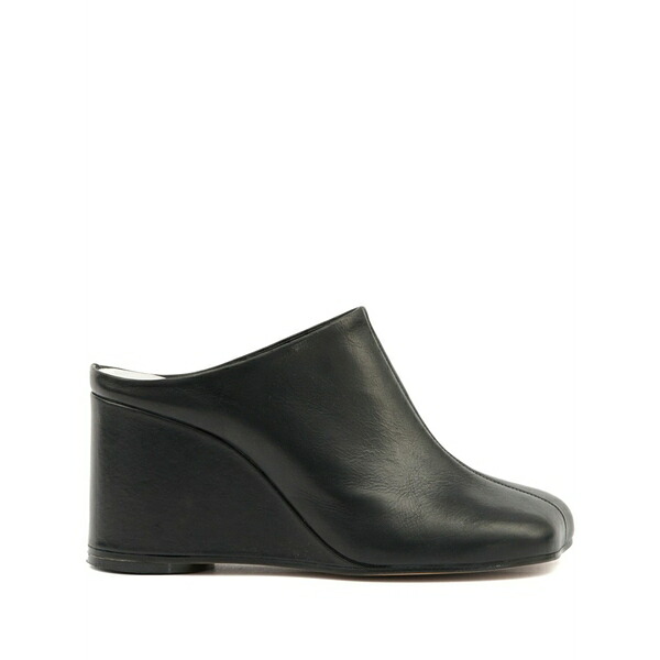 マルタンマルジェラ レディース サンダル シューズ Leather mules Black｜asty
