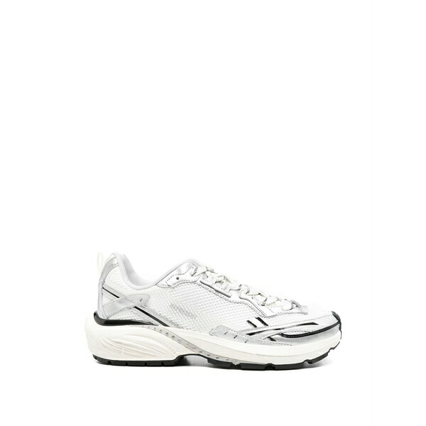 リプレゼント メンズ スニーカー シューズ Storm-torn mesh sneakers White